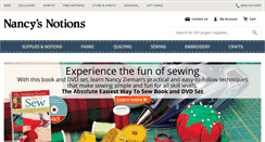 Desktop Screenshot of nancysnotions.com